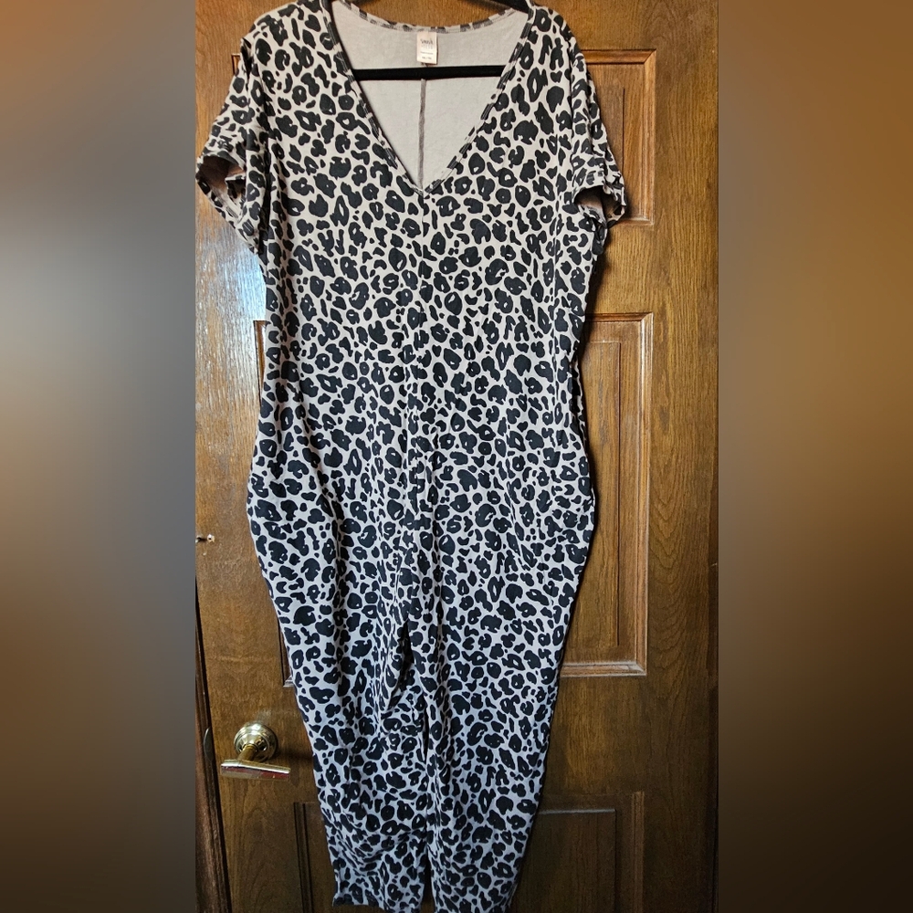 S & T Jumpsuit Lexi Leopard